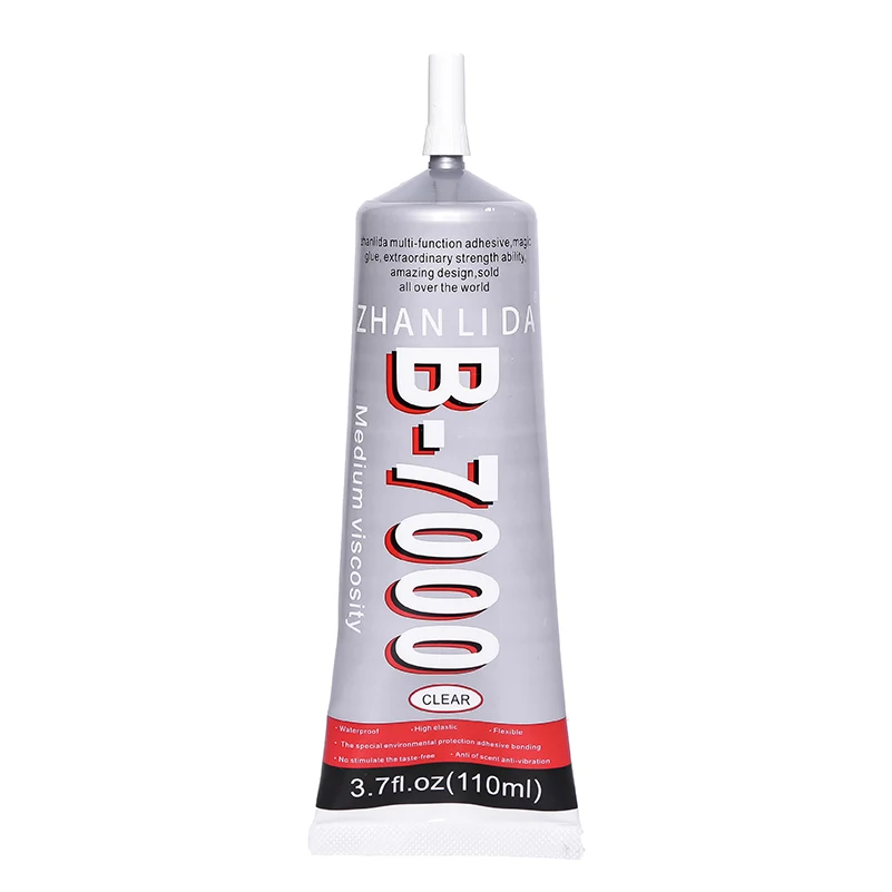 110ml Super B7000 Industrial Glue Liquid Touch Screen B-7000 Cloth Textile Epoxy Adhesive Clear UV Bts Transparent Strong Bond
110ml Super B7000 Industrial Glue Liquid Touch Screen B-7000 Cloth Textile Epoxy Adhesive Clear UV Bts Transparent Strong Bond