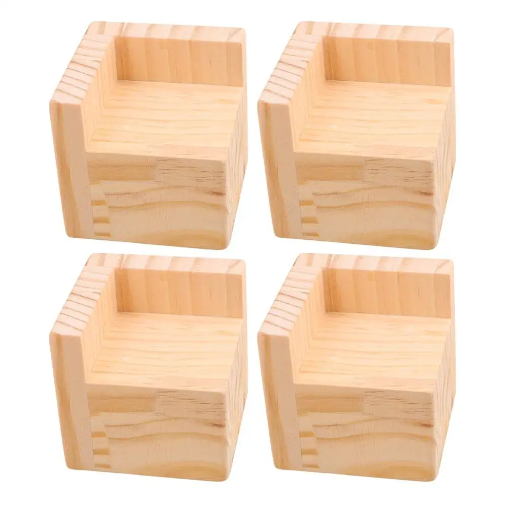 4Pcs 7.5x7.5x7.3cm L-Shaped Semi-Closed Lift Wood Bed Desk Riser Lifter Table Furniture Feet Lift Storage
4Pcs 7.5x7.5x7.3cm L-Shaped Semi-Closed Lift Wood Bed Desk Riser Lifter Table Furniture Feet Lift Storage