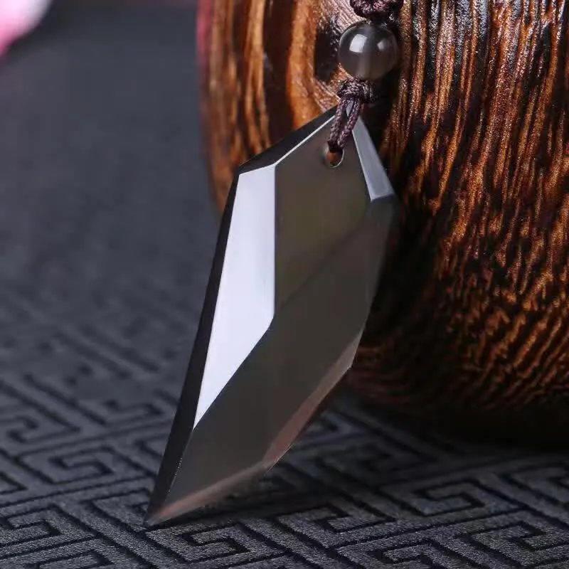 Natural Ice Rainbow Eye Obsidian Wolf's Fang Pendant Necklaces Manual Rope Lovers' Necklace Fashion Jewelry For Gift Dropship
Natural Ice Rainbow Eye Obsidian Wolf's Fang Pendant Necklaces Manual Rope Lovers' Necklace Fashion Jewelry For Gift Dropship