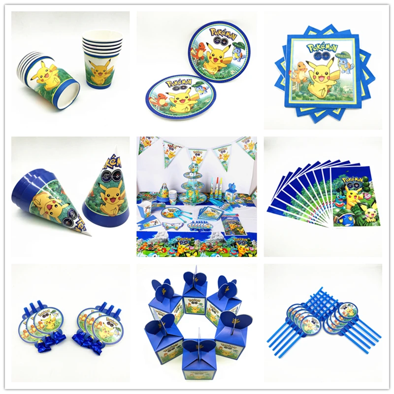 Pokemon Go Theme Kids boy Favor Birthday Pack Event Party Pikachu Cute Cup Plate Mask Baby Shower Disposable Tableware Supplies
Pokemon Go Theme Kids boy Favor Birthday Pack Event Party Pikachu Cute Cup Plate Mask Baby Shower Disposable Tableware Supplies