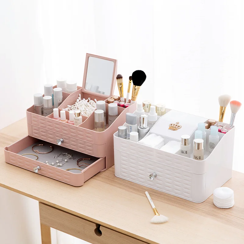 Household drawer type cosmetics storage box tabletop multi-layer finishing dresser dressing table dressing box shelf
Household drawer type cosmetics storage box tabletop multi-layer finishing dresser dressing table dressing box shelf
