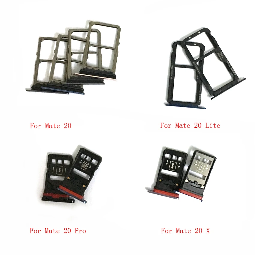 Sim Card Slot Tray Holder For Huawei Mate 20 Lite 20 Pro 20 X Sim Socket Adapter Replacement Parts
Sim Card Slot Tray Holder For Huawei Mate 20 Lite 20 Pro 20 X Sim Socket Adapter Replacement Parts