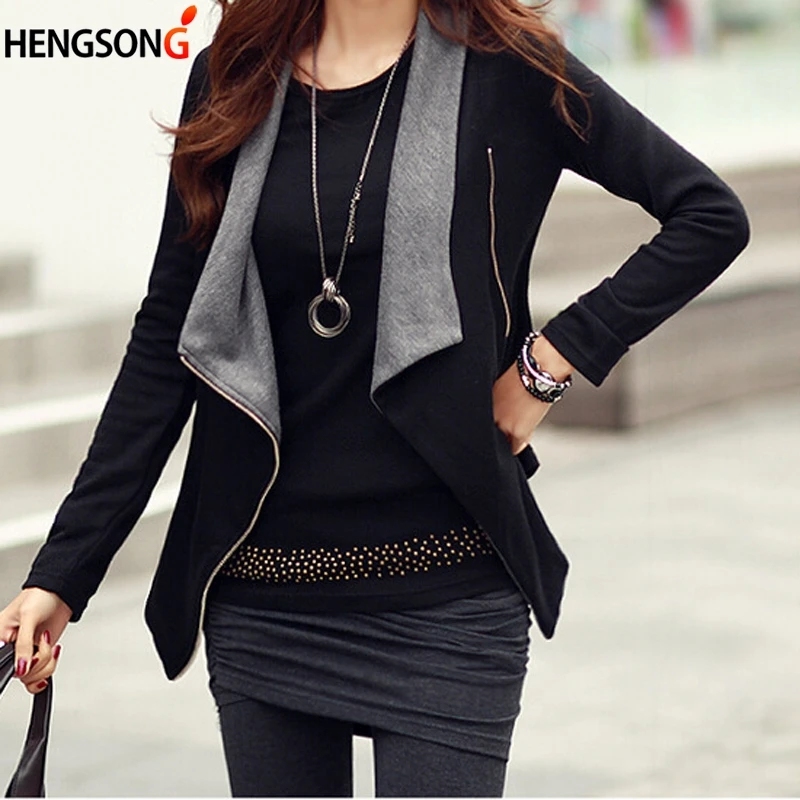 Fashion New Coats Spring autumn jacket women wild leisure Patchwork side zipper small coat Long Sleeve Slim Top bomber clothing
Fashion New Coats Spring autumn jacket women wild leisure Patchwork side zipper small coat Long Sleeve Slim Top bomber clothing