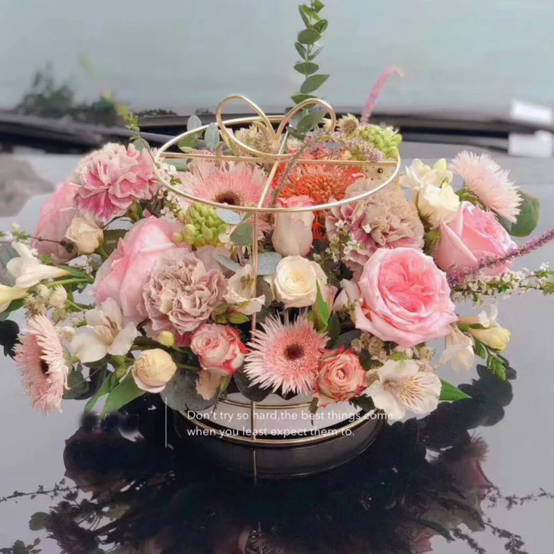 1piece Gold-plated Geometric Pattern Flower Stand 20*20*20cm/20*26cm Wedding Flower Shop Box Supplies
1piece Gold-plated Geometric Pattern Flower Stand 20*20*20cm/20*26cm Wedding Flower Shop Box Supplies