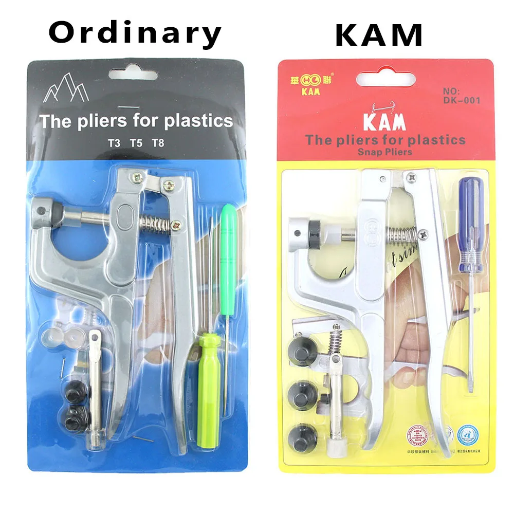 KAM Fastener Snap Pliers For T5 Plastic Snap Buttons Metal Press ButtonTongs Tool Accessories For Crafts DIY
KAM Fastener Snap Pliers For T5 Plastic Snap Buttons Metal Press ButtonTongs Tool Accessories For Crafts DIY