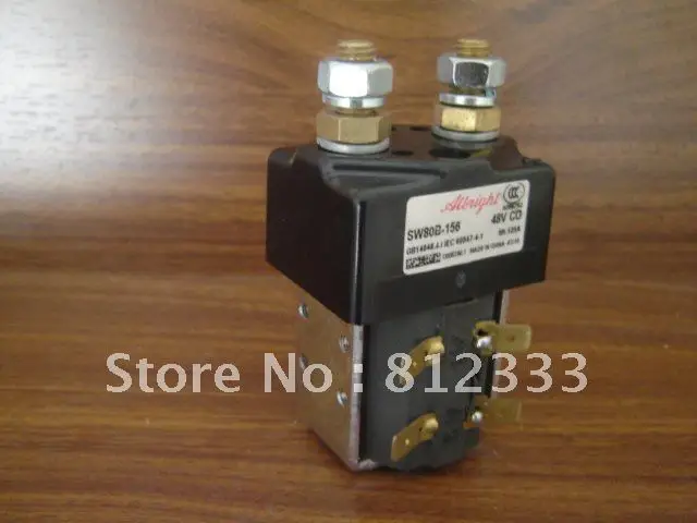 GENUINE ALBRIGHT SW80B-156 B4SW11/12 48V DC CONTACTOR FOR CURTIS ZAPI CONTROLLER FORKLIFT STACKER PALLET GOLF SIGHTSEEING CARS
GENUINE ALBRIGHT SW80B-156 B4SW11/12 48V DC CONTACTOR FOR CURTIS ZAPI CONTROLLER FORKLIFT STACKER PALLET GOLF SIGHTSEEING CARS