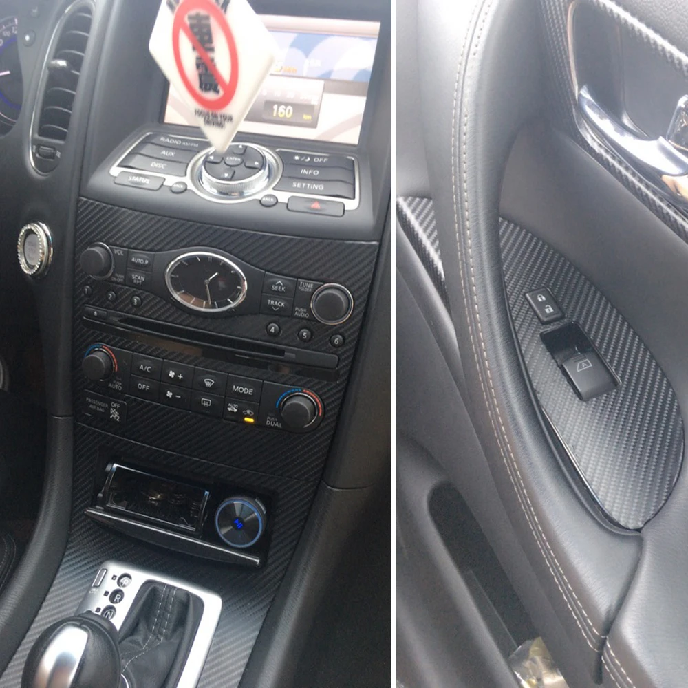 For Infiniti QX50 EX25 EX35 Interior Central Control Panel Door Handle 5D Carbon Fiber Stickers Decals Car styling Accessorie
For Infiniti QX50 EX25 EX35 Interior Central Control Panel Door Handle 5D Carbon Fiber Stickers Decals Car styling Accessorie