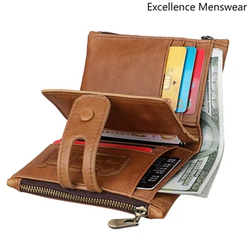 Casual Retro Men Wallet with Hasp Brown Vertical Men Wallet Coin Zipper Anti-theft RFID Wallet Leisure Fashion Man Pocket QQ
Casual Retro Men Wallet with Hasp Brown Vertical Men Wallet Coin Zipper Anti-theft RFID Wallet Leisure Fashion Man Pocket QQ