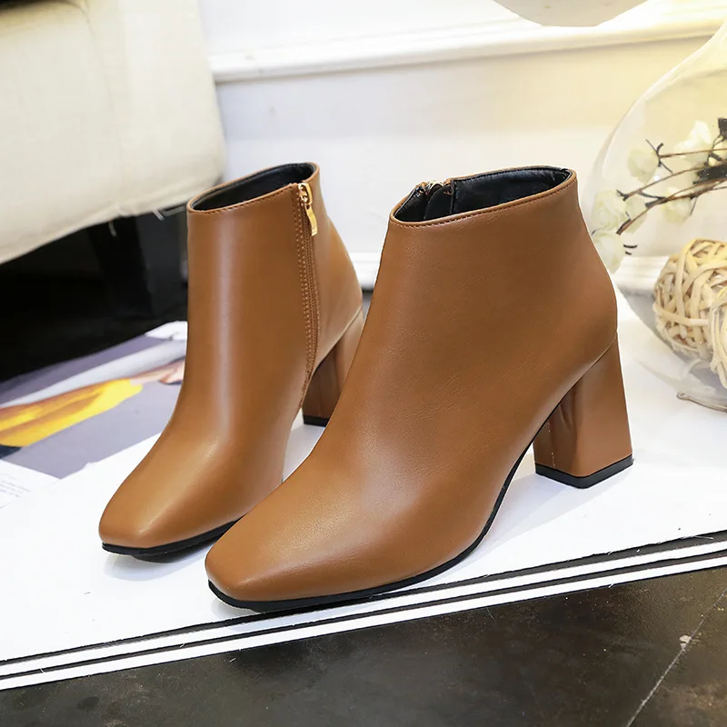 GOXPACER Brief Boots Women Shoes High Heels Motorcycle Boots Shoes Women Martin Boots Pointed Toe Fashion New Arrival Low Wedges
GOXPACER Brief Boots Women Shoes High Heels Motorcycle Boots Shoes Women Martin Boots Pointed Toe Fashion New Arrival Low Wedges