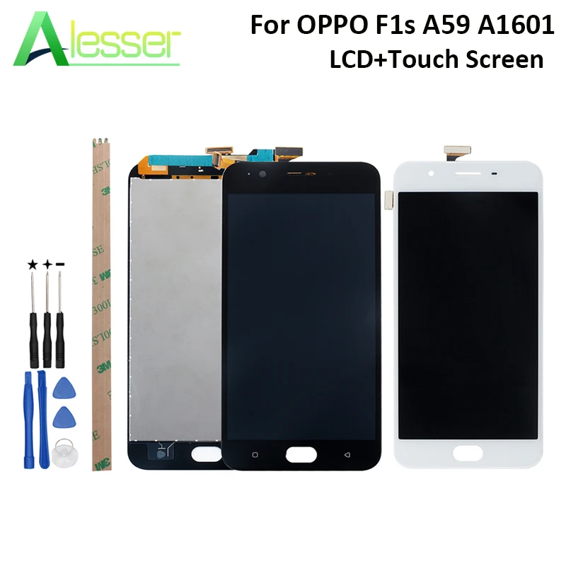 Alesser For OPPO F1S LCD Display And Touch Screen Screen Digitizer For OPPO F1S A59 Display LCD A1601 Replacement Parts +Tools
Alesser For OPPO F1S LCD Display And Touch Screen Screen Digitizer For OPPO F1S A59 Display LCD A1601 Replacement Parts +Tools