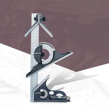 180 Degree Carpenter Tool Combination Square Ruler Protractor Multi-Function Angle Ruler With Horizontal Bubble Measurement Tool
180 Degree Carpenter Tool Combination Square Ruler Protractor Multi-Function Angle Ruler With Horizontal Bubble Measurement Tool