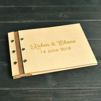 Rustic Wedding Guest book 50 Pages, Personalized Wood Signature Guestbook with Custom Names and Date, Rustic Wedding Gift
Rustic Wedding Guest book 50 Pages, Personalized Wood Signature Guestbook with Custom Names and Date, Rustic Wedding Gift