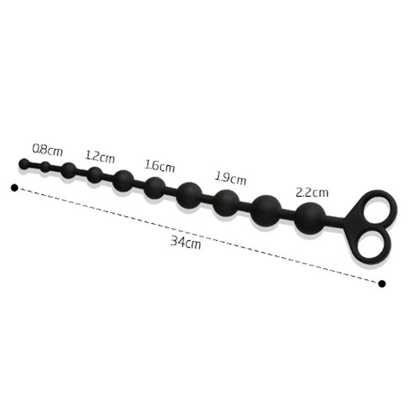 Silicone G-spot Stimulate Massager Anal Sex Toys For Women Man Gay Anal Beads Plug Anal Balls Adult Sex Products Butt Plugs O2
