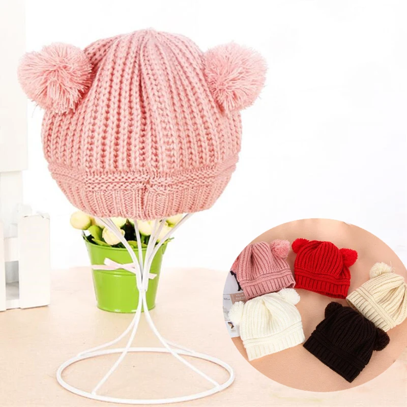 Children Hats Toddler Kids Winter Warm Knit baby hat Pom Pom Baby Beanie Boys Girls Cap for 0-2 T 2018 Chirstmas Gift
Children Hats Toddler Kids Winter Warm Knit baby hat Pom Pom Baby Beanie Boys Girls Cap for 0-2 T 2018 Chirstmas Gift