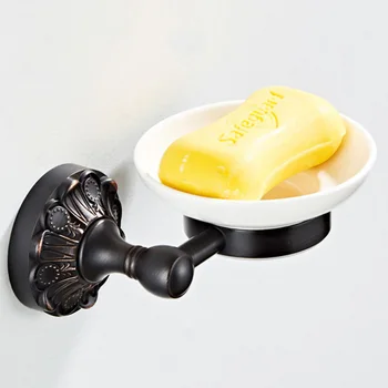 Ceramic Soap Dish Black Brass Vintage Hand Wash Soap Holder Antique for Bathroom Washroom Hotel Kitchen Soaps Dish Holder Set
Ceramic Soap Dish Black Brass Vintage Hand Wash Soap Holder Antique for Bathroom Washroom Hotel Kitchen Soaps Dish Holder Set