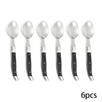 8.6'' Laguiole Style Dinner Spoon Solid Black Wood Handle Table Spoon Xmas Party Restaurant Tableware Kitchen Cutlery 2/4/6pcs
8.6'' Laguiole Style Dinner Spoon Solid Black Wood Handle Table Spoon Xmas Party Restaurant Tableware Kitchen Cutlery 2/4/6pcs