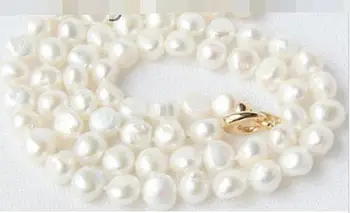 luster baroque 32" 9-10mm white freshwater pearls necklace magnet clasp j9117
luster baroque 32" 9-10mm white freshwater pearls necklace magnet clasp j9117