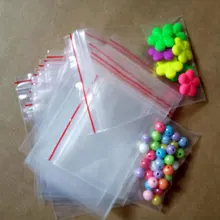 1000pcs12x17cm 13x19 cm Pe transparente resellable de plástico al por menor bolsa de embalaje ziplock bolsas de polietileno bolsa de cremallera ropa bolsas de joyería(China)