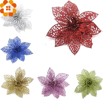 Hot!3PCS/Lot Christmas Glitter Hollow Artificial Flowers For Xmas Tree Ornament Home Decor Christmas Party Supplies
Hot!3PCS/Lot Christmas Glitter Hollow Artificial Flowers For Xmas Tree Ornament Home Decor Christmas Party Supplies