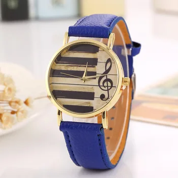 2018 new piano keyboard note pattern dial leather strap watch casual fashion exquisite precision women's quartz watch
2018 new piano keyboard note pattern dial leather strap watch casual fashion exquisite precision women's quartz watch
