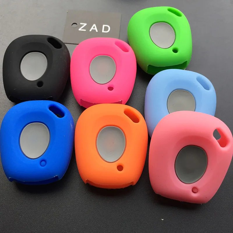 ZAD Silicone rubber car key fob cover case shell set holder for Renault Laguna Scenic Megane 1 button key protector accessories
ZAD Silicone rubber car key fob cover case shell set holder for Renault Laguna Scenic Megane 1 button key protector accessories