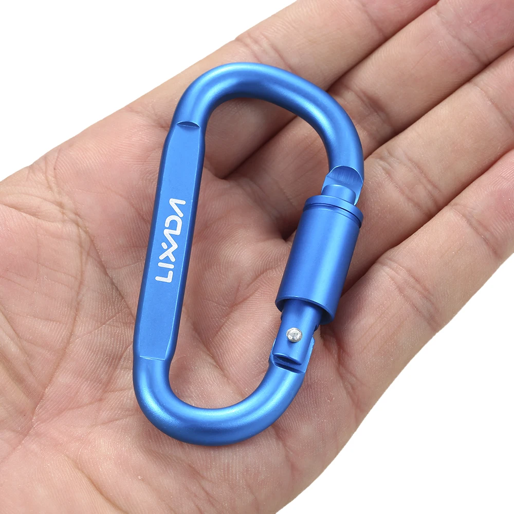 #Lixada Aluminum Climbing Carabiner D-Ring Key Chain Clip Outdoor Camping Keyring Snap Hook Water Bottle Buckle Travel Kit tools
#Lixada Aluminum Climbing Carabiner D-Ring Key Chain Clip Outdoor Camping Keyring Snap Hook Water Bottle Buckle Travel Kit tools