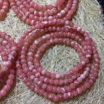 Natural Rose Rhodochrosite Gemstone Round Beads Bracelet 4.25-3.5mm AAA 3rows Free Shipping
Natural Rose Rhodochrosite Gemstone Round Beads Bracelet 4.25-3.5mm AAA 3rows Free Shipping
