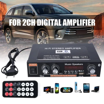 Car Audio Power Amplifier G30 HIFI Bluetooth FM Radio Player Support SD USB DVD MP3 with Remote Controller
Car Audio Power Amplifier G30 HIFI Bluetooth FM Radio Player Support SD USB DVD MP3 with Remote Controller