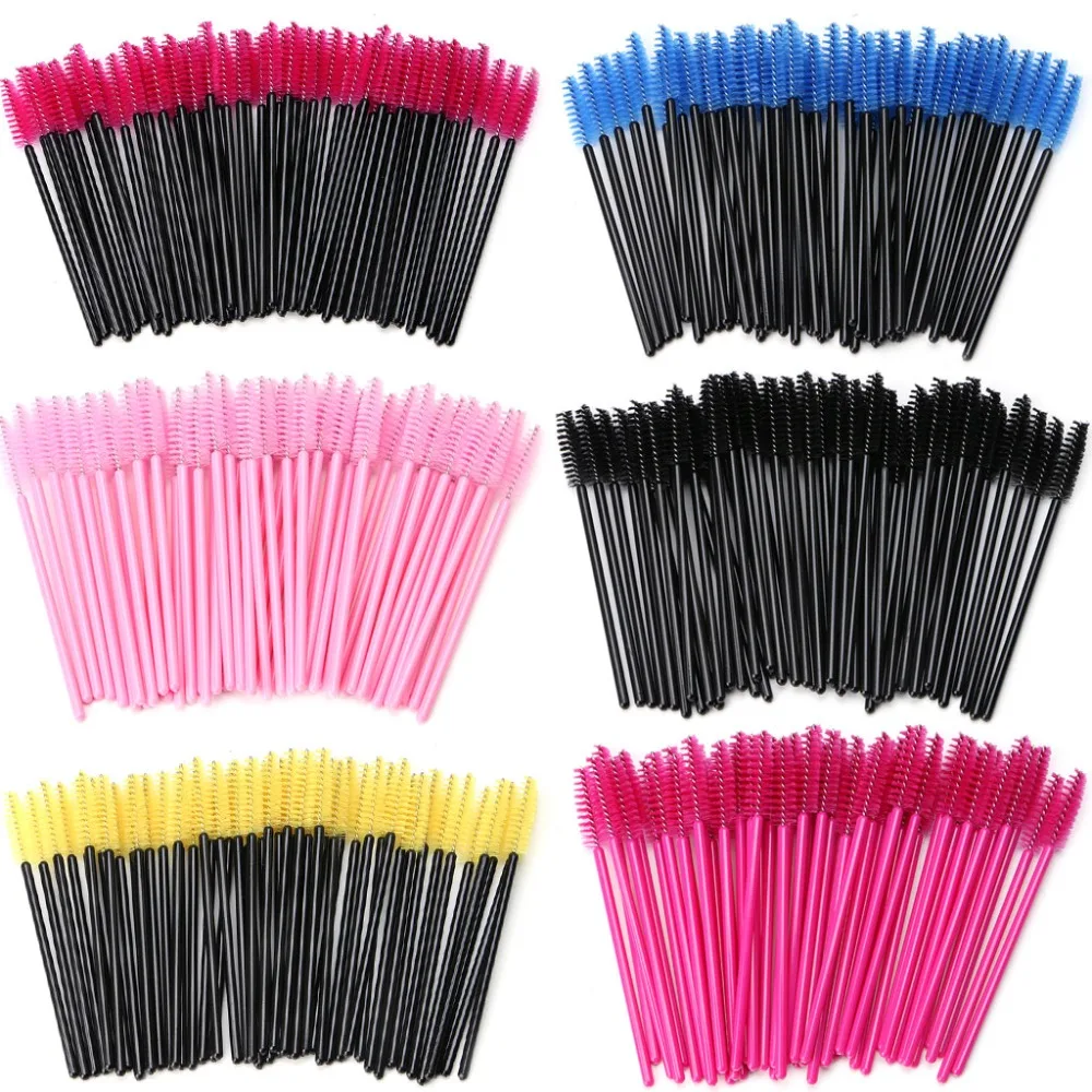 50Pcs Mini Eyelashes Disposable Mascara Wand Applicator Brush Extension Makeup Set 6 Colors
50Pcs Mini Eyelashes Disposable Mascara Wand Applicator Brush Extension Makeup Set 6 Colors