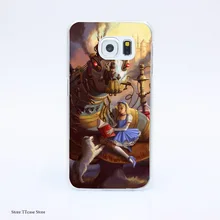 2890G Sandras Steampunk Fantasy Art Print Hard Transparent font b Case b font Cover for Galaxy