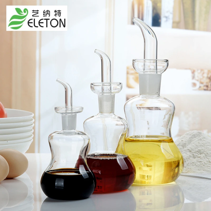 ELETON The new oil pot is vinegar bottle soy sauce jar with a jar of vinegar pot kitchen supplies Cooking oil flask gravy boats
ELETON The new oil pot is vinegar bottle soy sauce jar with a jar of vinegar pot kitchen supplies Cooking oil flask gravy boats