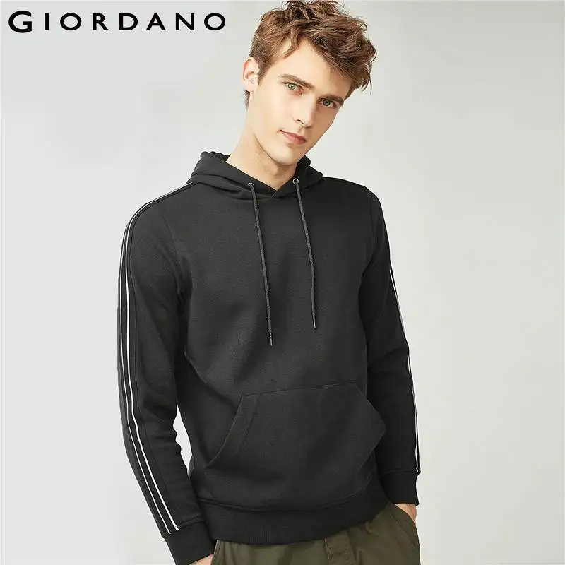 Giordano Men Hoodies Men Sweatshirt Interlock Fabric Contrast Color Tape Hoodie Men Kanga Pocket Streetwear Attractive Tops
Giordano Men Hoodies Men Sweatshirt Interlock Fabric Contrast Color Tape Hoodie Men Kanga Pocket Streetwear Attractive Tops