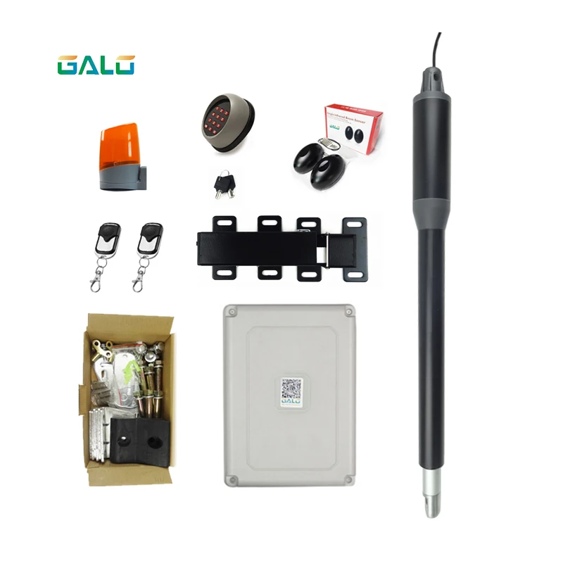 Aluminum Automatic Single Swing Gate Opener moto kits with gate door lock for home Swing Gates or doors
Aluminum Automatic Single Swing Gate Opener moto kits with gate door lock for home Swing Gates or doors