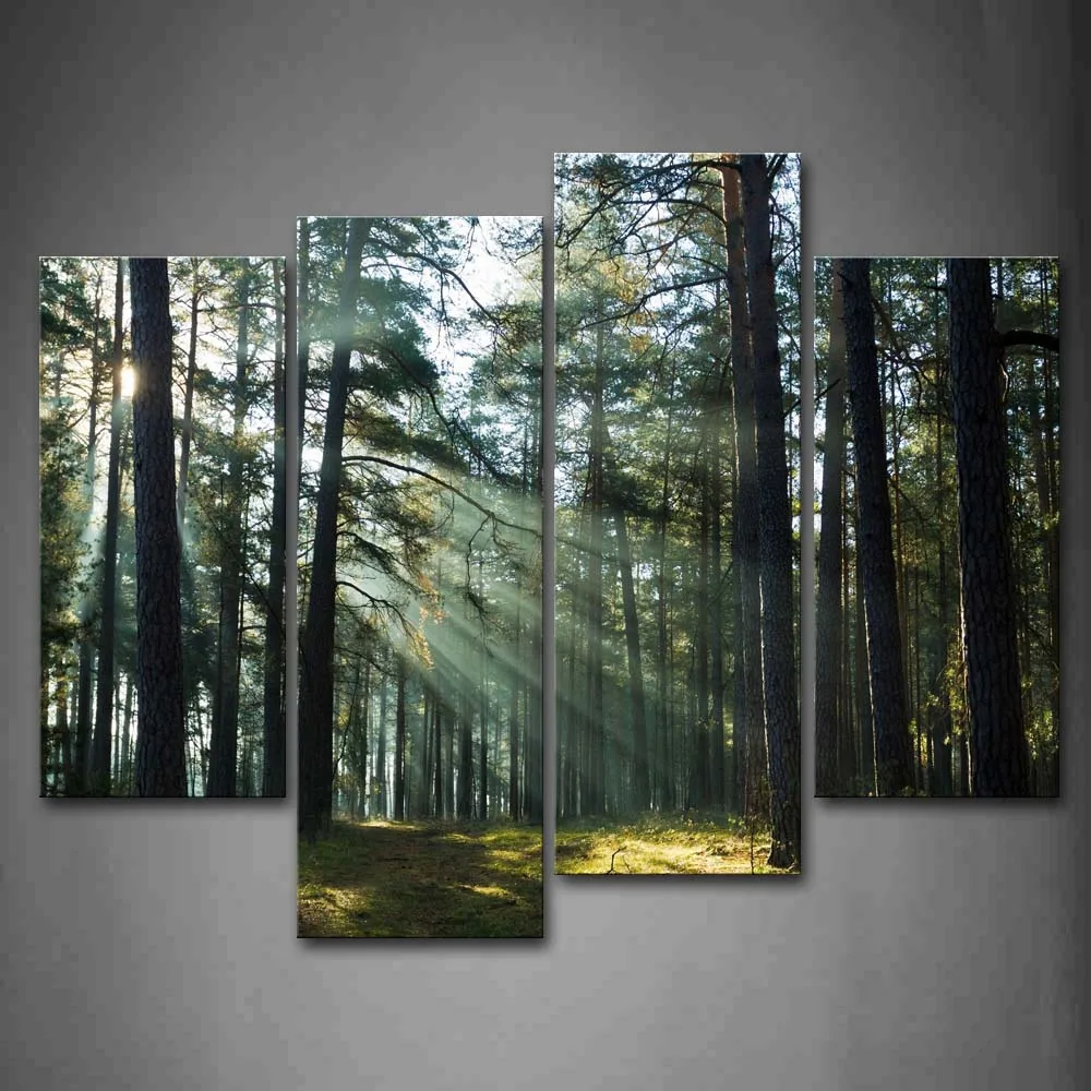 Framed Wall Art Pictures Sunshine Forest Canvas Print Landscape Modern Poster With Wooden Frames For Living Room Decor
Framed Wall Art Pictures Sunshine Forest Canvas Print Landscape Modern Poster With Wooden Frames For Living Room Decor