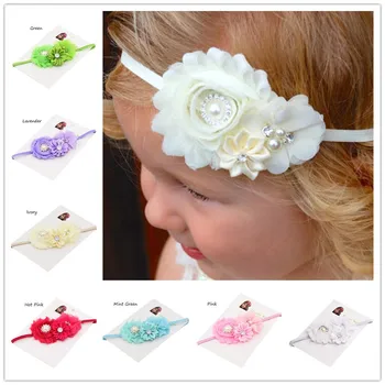 12pcs pearl flower headband Hair Bows shabby chic flower hair bows rubber band Little s headwrap headwear
12pcs pearl flower headband Hair Bows shabby chic flower hair bows rubber band Little s headwrap headwear
