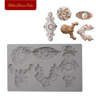 European Flower Relief Silicone Mold Chocolate Gumpaste Cake Mould Fondant Sugarcraft Cake Molds Cake Decorating Tools Bakeware
European Flower Relief Silicone Mold Chocolate Gumpaste Cake Mould Fondant Sugarcraft Cake Molds Cake Decorating Tools Bakeware