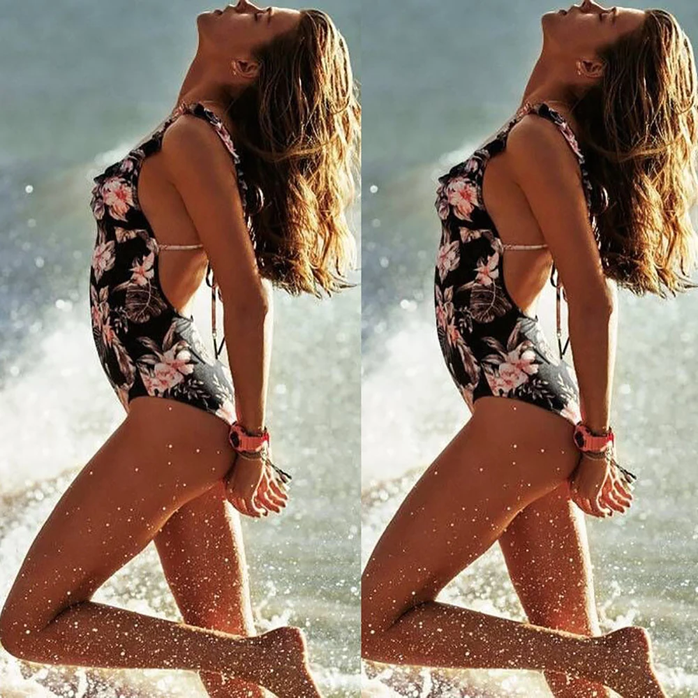 Bikinis 2018 Fashion Swimsuit Push Up Padded Beach Bikini Female Flower Printed Lace Up Plus Size Swimwear Bathing Suit Women
Bikinis 2018 Fashion Swimsuit Push Up Padded Beach Bikini Female Flower Printed Lace Up Plus Size Swimwear Bathing Suit Women