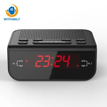 LED Fm Radio Digital Alarm Clock with snooze fuction USB charge Digital Modern Design Electronic clock Pared
LED Fm Radio Digital Alarm Clock with snooze fuction USB charge Digital Modern Design Electronic clock Pared