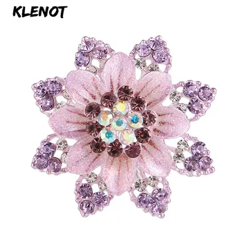 Classic Crystal Flower Brooch Enamel Pin Rhinestone Floral Flower Corsage Pins and Brooches Women Plant Jewelry Coat Accessories
Classic Crystal Flower Brooch Enamel Pin Rhinestone Floral Flower Corsage Pins and Brooches Women Plant Jewelry Coat Accessories