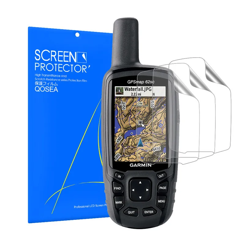 Qosea (3 PACK)3X Clear LCD Screen Protector Guard Shield For Garmin GPS GPSMAP 62 62S Cover Film Skin Ultra-thin Explosion-proof
Qosea (3 PACK)3X Clear LCD Screen Protector Guard Shield For Garmin GPS GPSMAP 62 62S Cover Film Skin Ultra-thin Explosion-proof