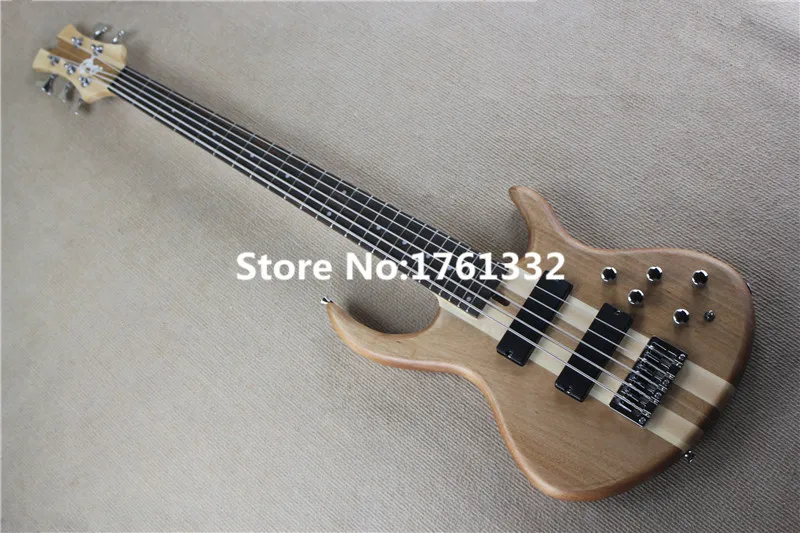 Hot sale factory custom 24 frets 5 strings natural wood color matt electric bass guitar with neck-thru-body,can be customized
Hot sale factory custom 24 frets 5 strings natural wood color matt electric bass guitar with neck-thru-body,can be customized