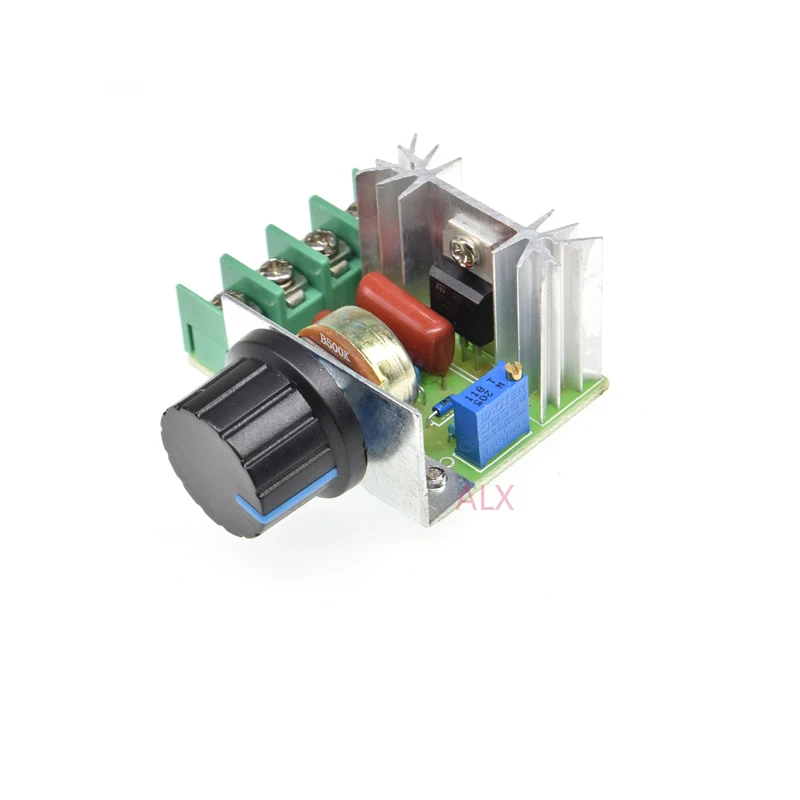 PWM 2000W high power MOTOR SPEED CONTROLLER SCR Voltage regulator Dimming Dimmers Thermostat module AC 50 220v 25A Adjustable
PWM 2000W high power MOTOR SPEED CONTROLLER SCR Voltage regulator Dimming Dimmers Thermostat module AC 50 220v 25A Adjustable