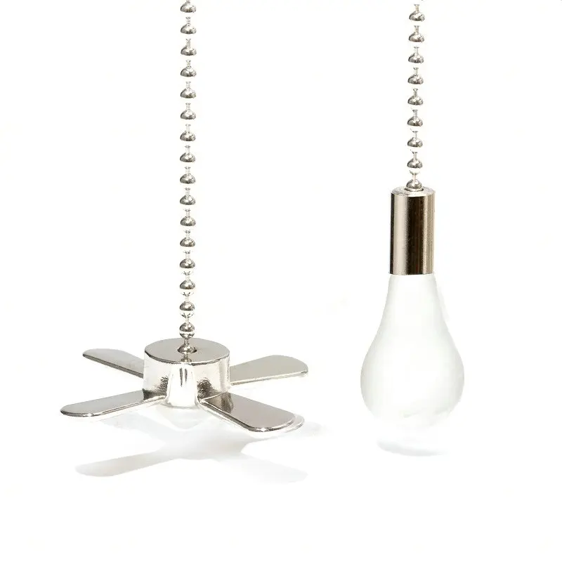 Folsom Ceiling Fan Pull Chain, 2pcs 3mm Diameter Beaded Ball Fan Pull Chain , 13.6 Inches Fan Pulls Set with Connector(Nickel )
Folsom Ceiling Fan Pull Chain, 2pcs 3mm Diameter Beaded Ball Fan Pull Chain , 13.6 Inches Fan Pulls Set with Connector(Nickel )