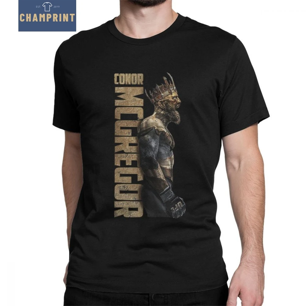 Man T Shirt The king of ufc conor mcgregor Amazing Short Sleeves Tee Shirt Round Neck Tops Cotton Print T-Shirts
Man T Shirt The king of ufc conor mcgregor Amazing Short Sleeves Tee Shirt Round Neck Tops Cotton Print T-Shirts