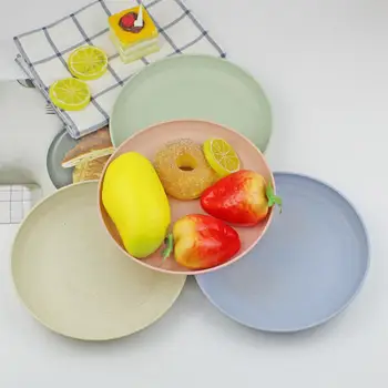 4Pcs Wheat Straw Plate Plastic Snacks Dessert Dish Kitchen Shatter-Proof Tray Fruit Plate
4Pcs Wheat Straw Plate Plastic Snacks Dessert Dish Kitchen Shatter-Proof Tray Fruit Plate