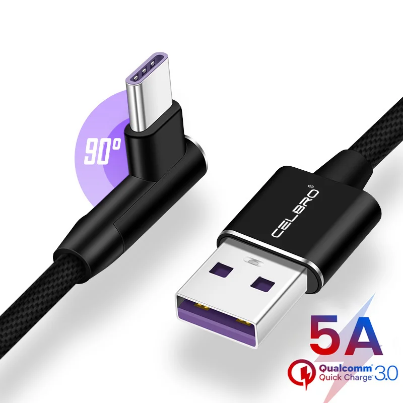 Right Angle USB Type C Cable Fast Charge Cables for Samsung Note 9 10 A50 Xiaomi Mi 8 A3 Huawei Supercharge 5A Usb-C Phone Cabel
Right Angle USB Type C Cable Fast Charge Cables for Samsung Note 9 10 A50 Xiaomi Mi 8 A3 Huawei Supercharge 5A Usb-C Phone Cabel