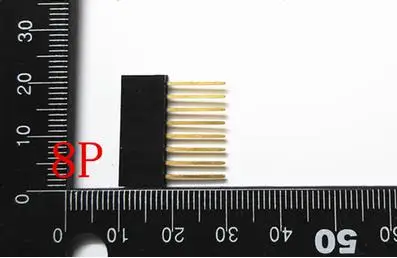 Free shipping 100PCS 2.54MM 8Pin 10MM Long Needle Female Pin Header Strip Stackable | Обустройство дома