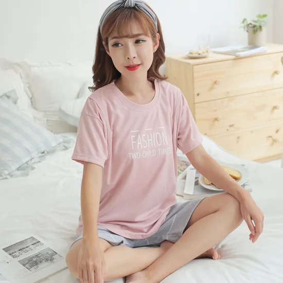 Pengpious 2019 Summer Japaness Style Postpartum Women Breastfeeding Pajamas Set Letters Printed Cotton Nursing Tees+shorts Suits
Pengpious 2019 Summer Japaness Style Postpartum Women Breastfeeding Pajamas Set Letters Printed Cotton Nursing Tees+shorts Suits