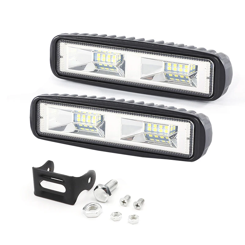 2x 6 inch 12V 48W 16 LED Light Bar Work Lamp Flood Beam Bulb Car Driving Fog Lamps For Jeep Truck Tractor Boat Trailer
2x 6 inch 12V 48W 16 LED Light Bar Work Lamp Flood Beam Bulb Car Driving Fog Lamps For Jeep Truck Tractor Boat Trailer