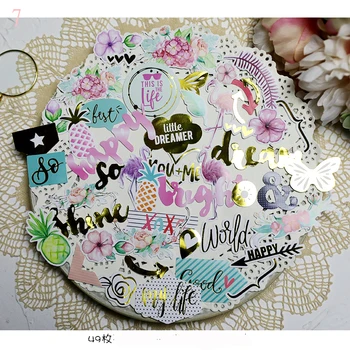 ZFPARTY 49pcs My Life Cardstock Die Cut Stickers for Scrapbooking Happy Planner/Card Making/Journaling Project
ZFPARTY 49pcs My Life Cardstock Die Cut Stickers for Scrapbooking Happy Planner/Card Making/Journaling Project